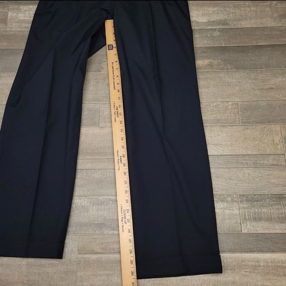 Brooks Brothers Mens Suit 40R 34W Blue Cotton Brookscool Poplin 2pc Blazer Pants - Picture 13 of 14